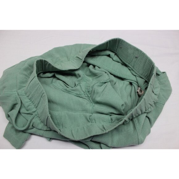 Soft Surroundings women's relaxed fit elastic waist ankle crop linen blend pants - Picture 6 of 9